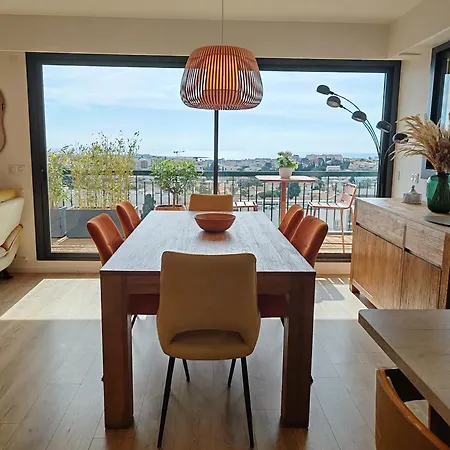 Rooftop, Superbe Vue Panoramique Pour 4 Personnes Appartement Saint-Laurent-du-Var